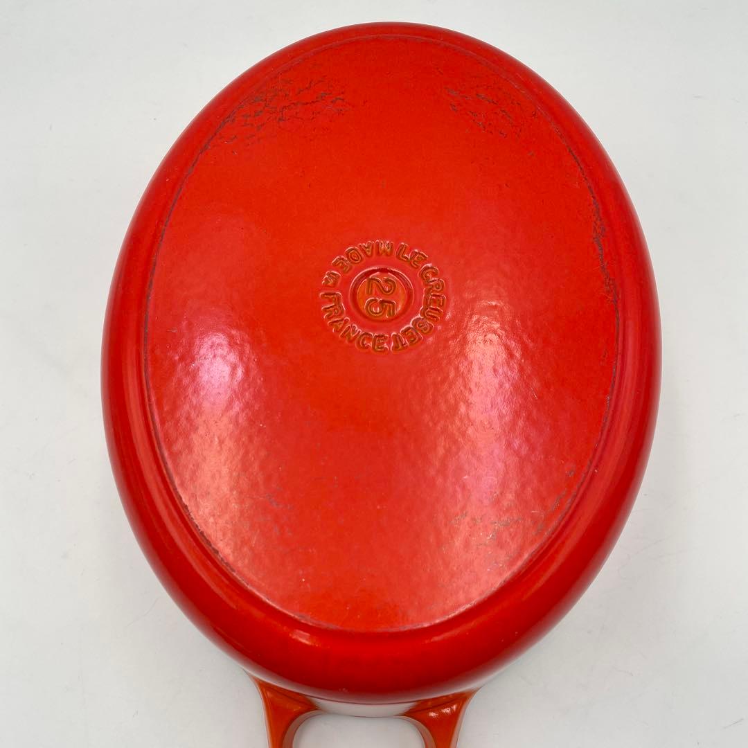 LE CREUSET ココット　オーバル　 オレンジ　25cm 両手鍋