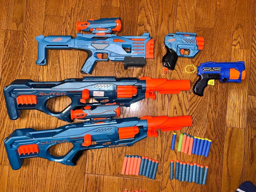 Nerf Elite トイガンセット （スポンジ弾70本）