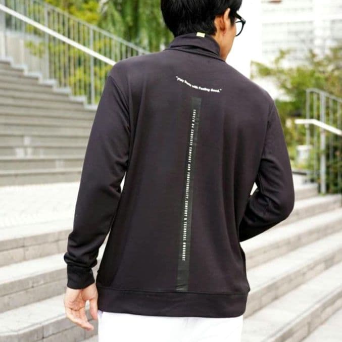 LUXE/RGOLF ストレッチシルキー タートルネック 46140BKL