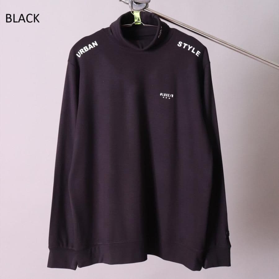 LUXE/RGOLF ストレッチシルキー タートルネック 46140BKL