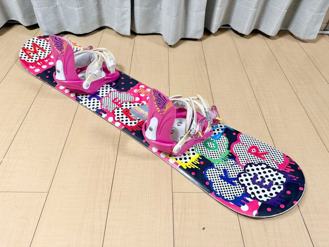 IGNIO キッズ スノーボード 2点セット 110cm ビンディング セット
