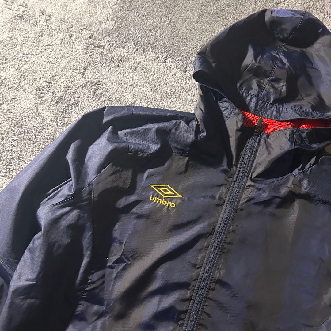 Umbro ネイビー ナイロンジャケット　セットアップ