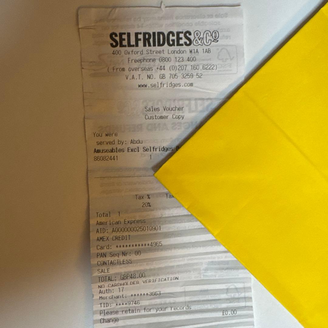 【希少/海外限定】Selfridges× ミニトートぬいぐるみ