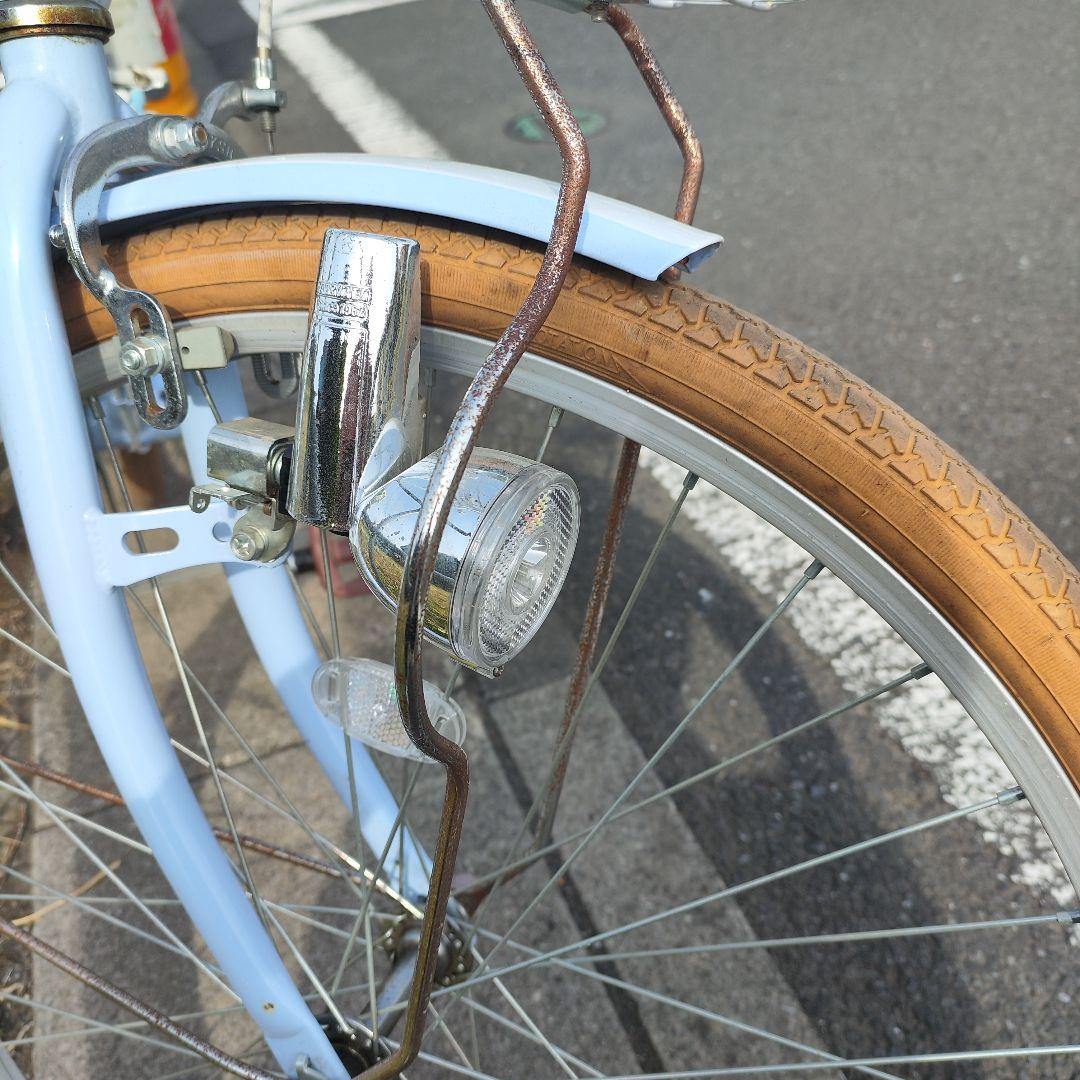 子供用 自転車 24インチ 女の子 水色　MAHALO