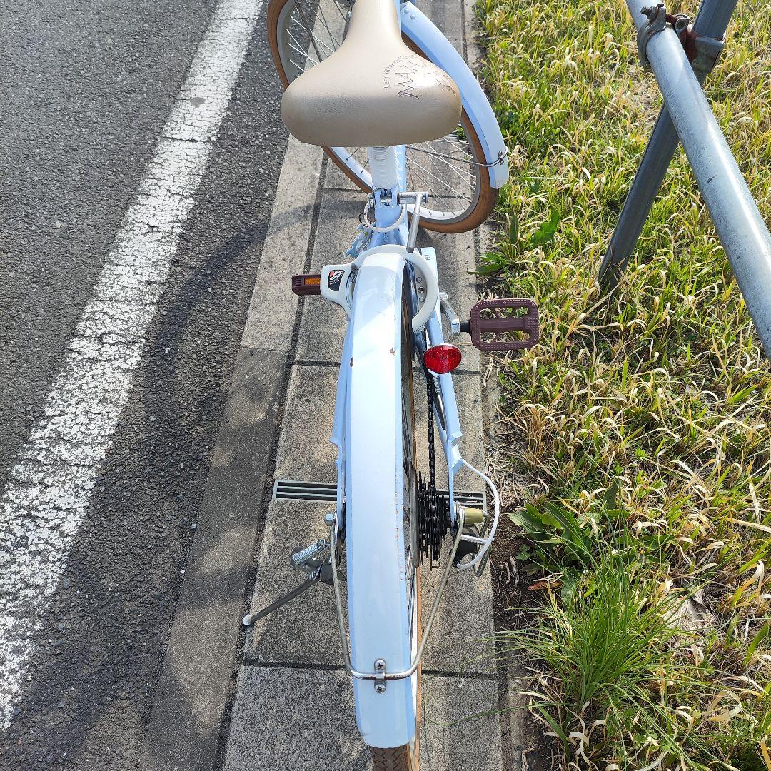 子供用 自転車 24インチ 女の子 水色　MAHALO