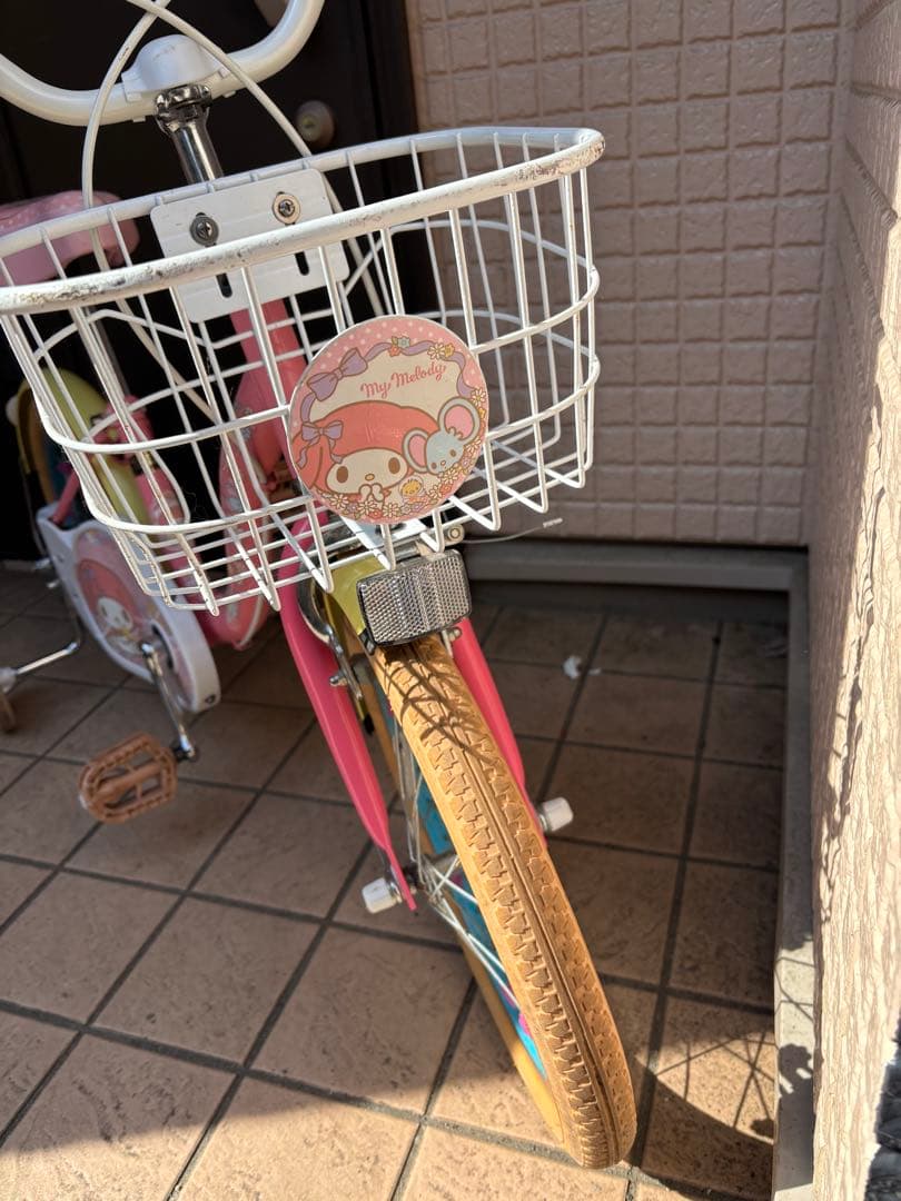 ⚠️お引渡し限定⚠️ マイメロディ 幼児用自転車 ピンク