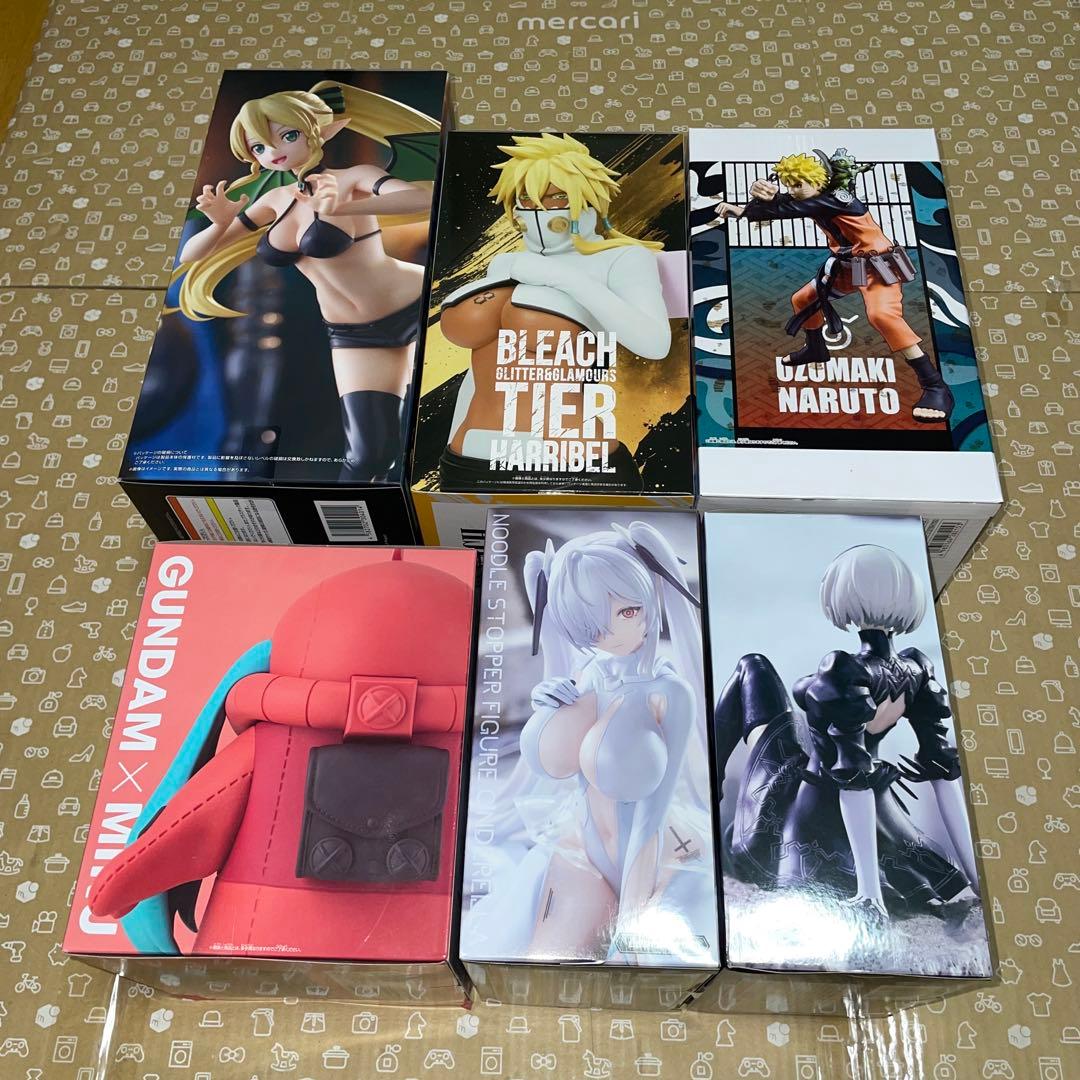 最新プライズフィギュア　まとめ売り　６個セット　ナルト　ティア　リーファ　２Ｂ