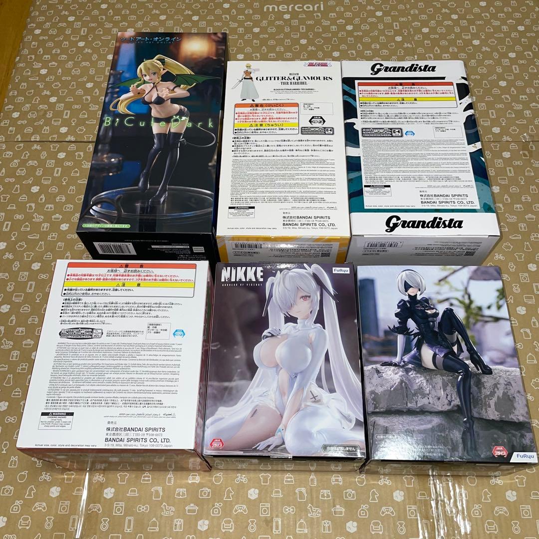 最新プライズフィギュア　まとめ売り　６個セット　ナルト　ティア　リーファ　２Ｂ