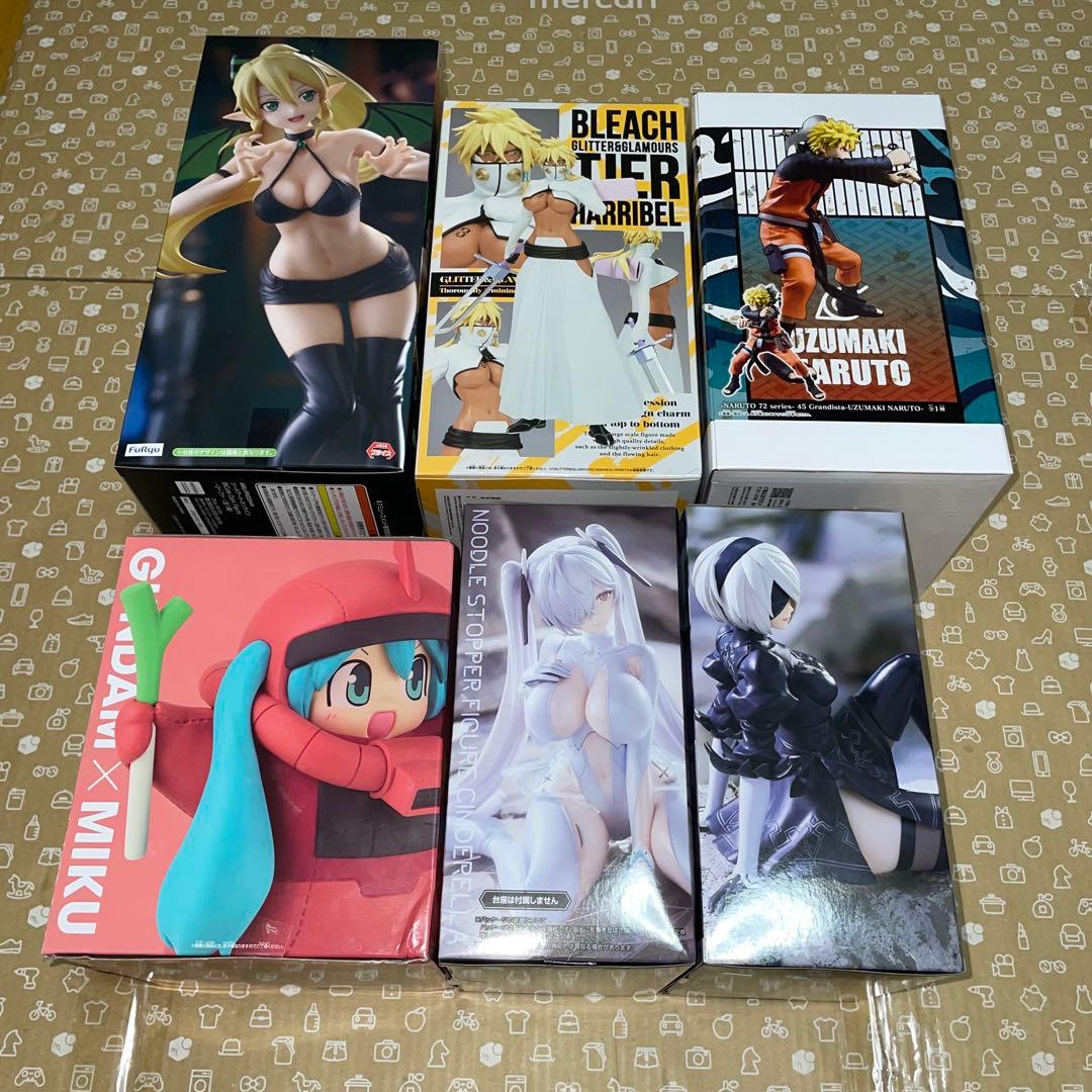 最新プライズフィギュア　まとめ売り　６個セット　ナルト　ティア　リーファ　２Ｂ