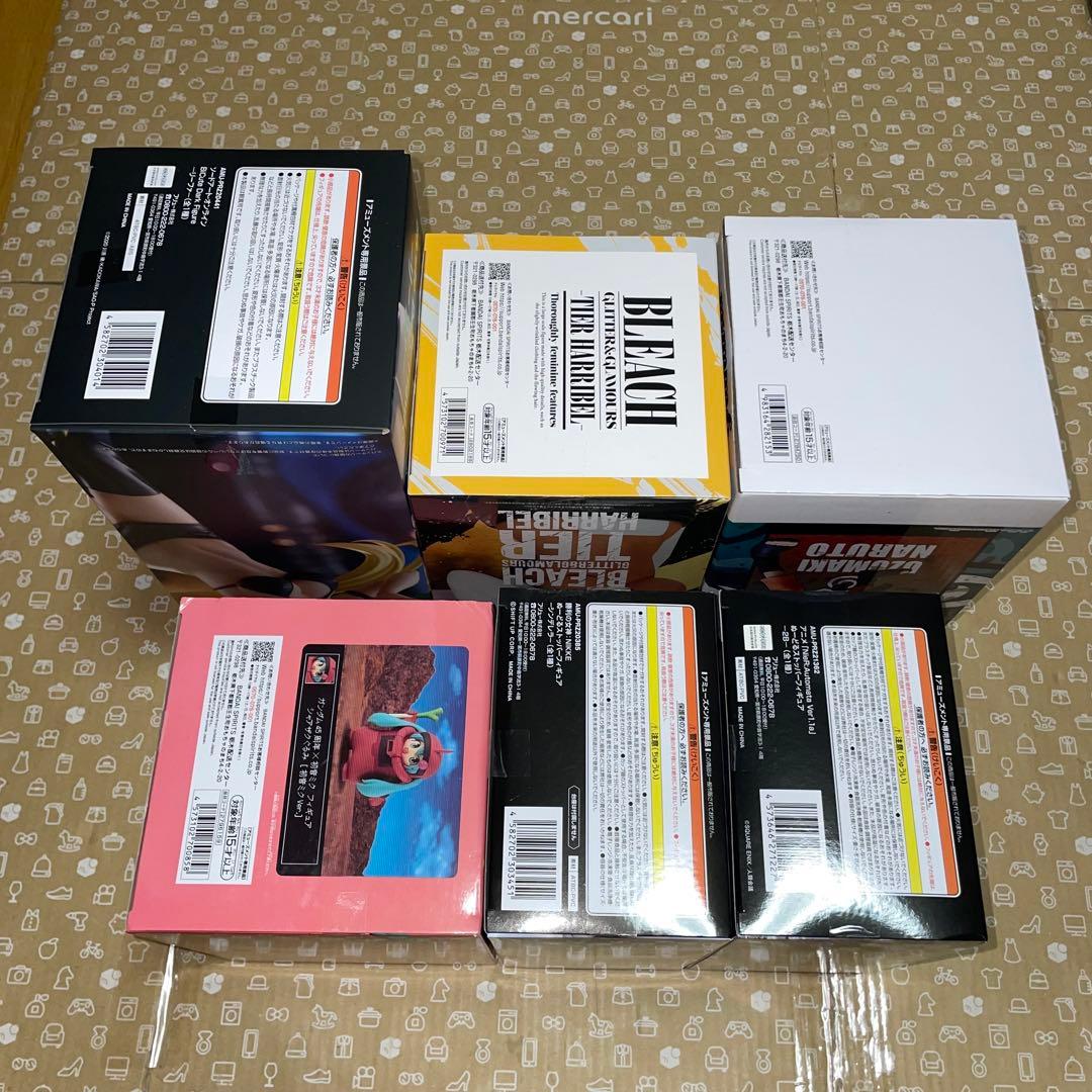 最新プライズフィギュア　まとめ売り　６個セット　ナルト　ティア　リーファ　２Ｂ