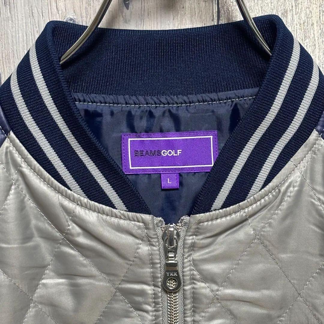 ビームス　BEAMS GOLF キルティング　中綿　ジャケット ジップアップ　L