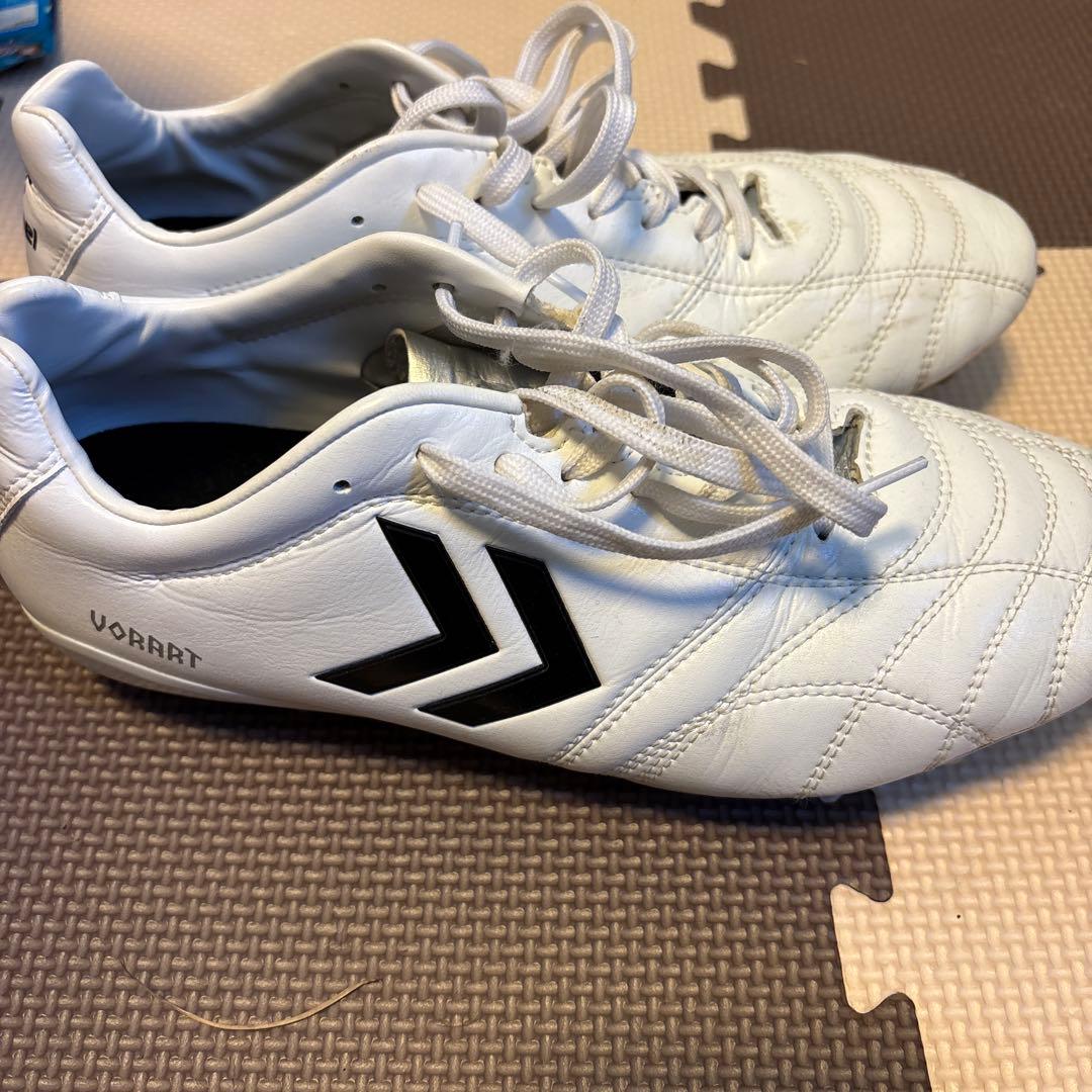 Hummel サッカーシューズ ホワイト スパイク27.0