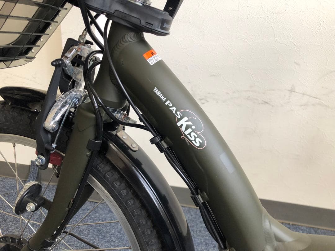 電動自転車　№6633 ヤマハ　PAS Kiss 20インチ　子供乗せ