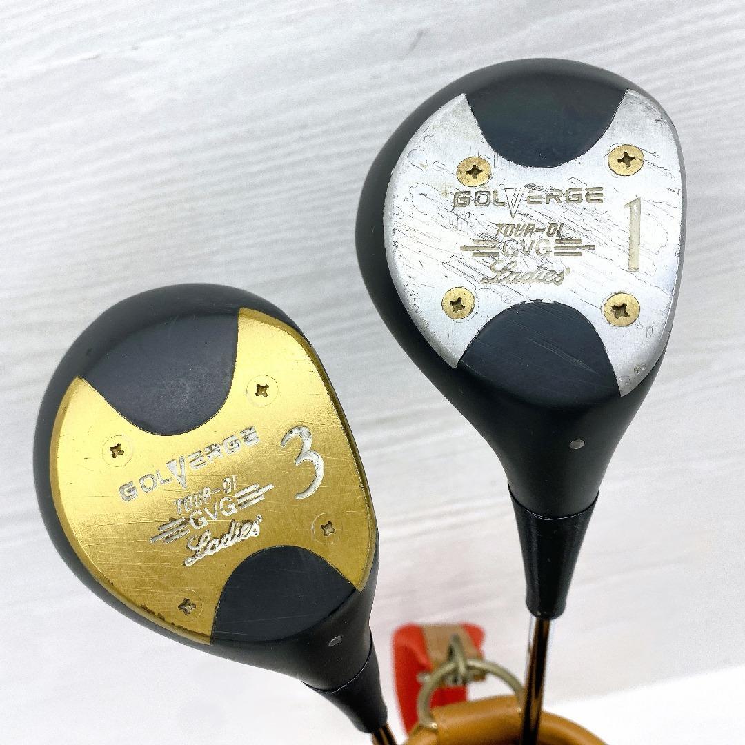 【格安‼】 GOLVERGE レディース ゴルフクラブ 初心者 セット 7本 L