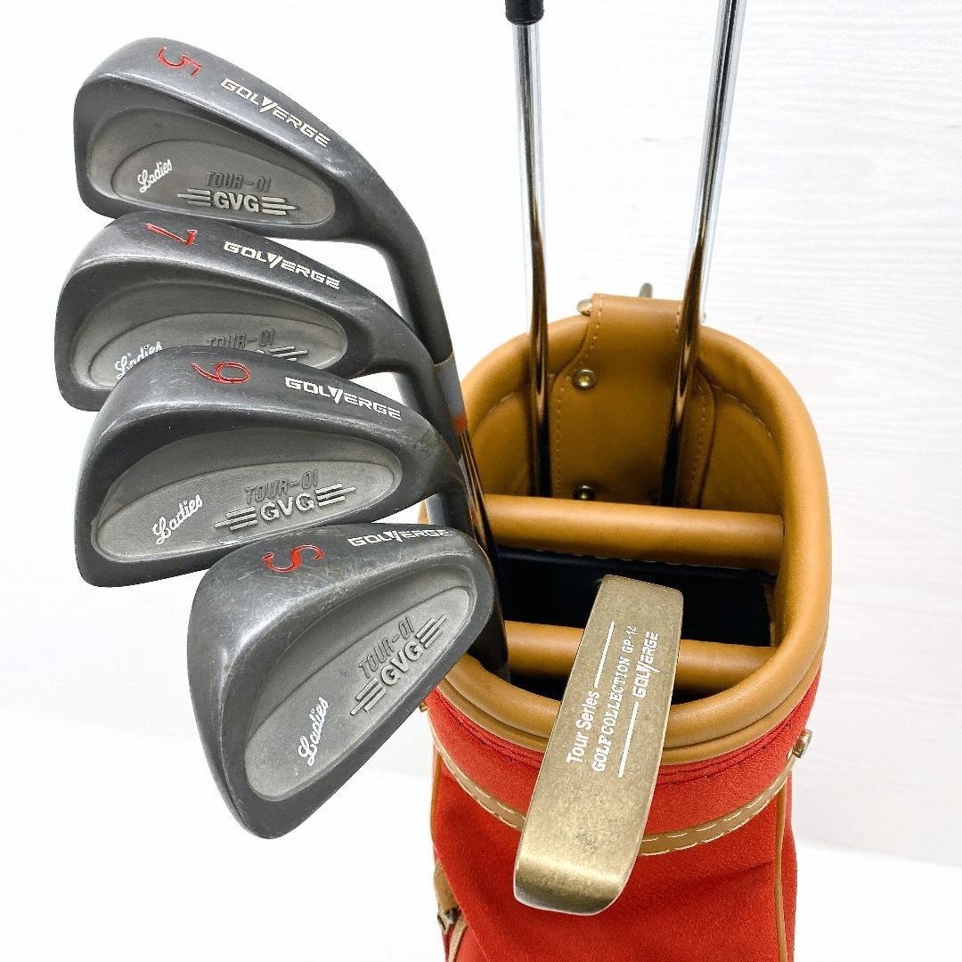 【格安‼】 GOLVERGE レディース ゴルフクラブ 初心者 セット 7本 L