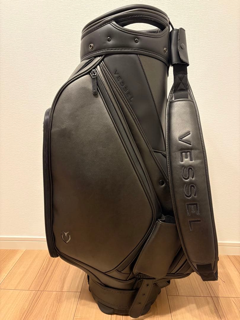 VESSEL PRIME Staff ゴルフバッグ ブラック