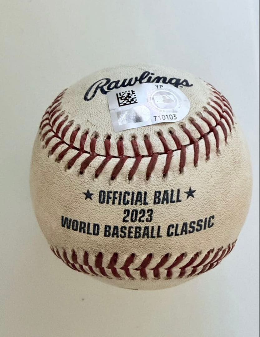 大谷翔平 2023 WBC 実使用球 公式球 試合球 NPB サイン 2026