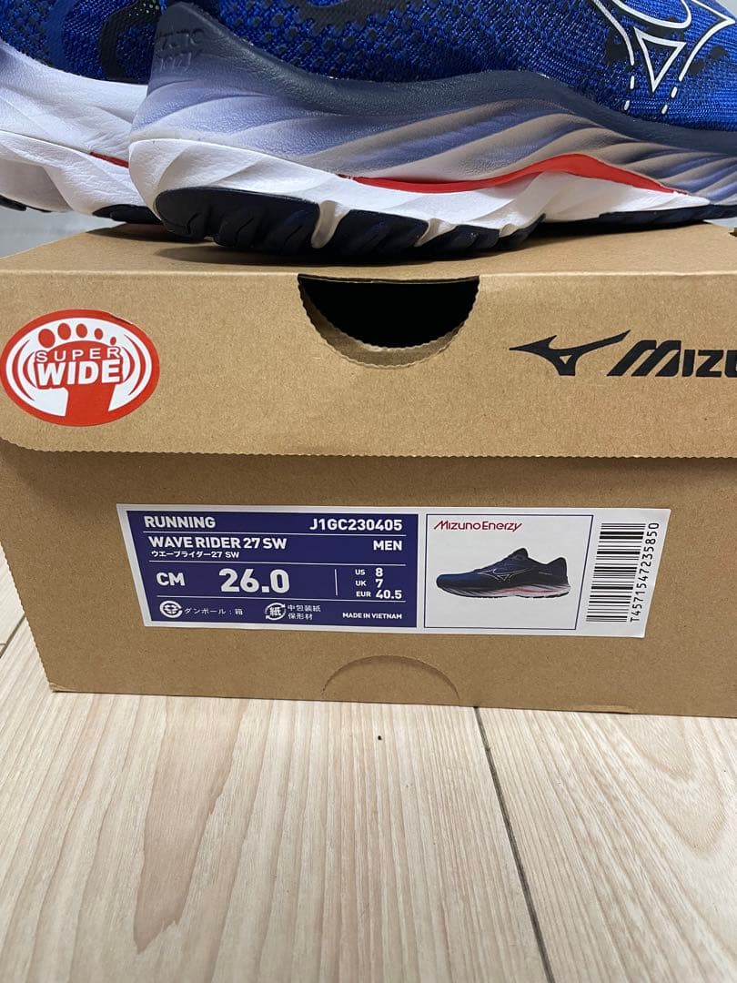 リ*ィ様 Mizuno Wave Rider 27 SW ミズノ　ウエーブライダ