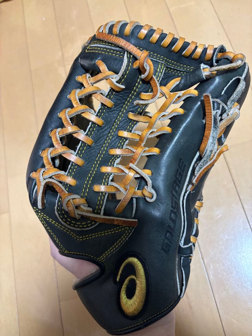 アシックス 軟式グラブ グローブ外野手用 ゴールドステージ BGR8CU 大人用