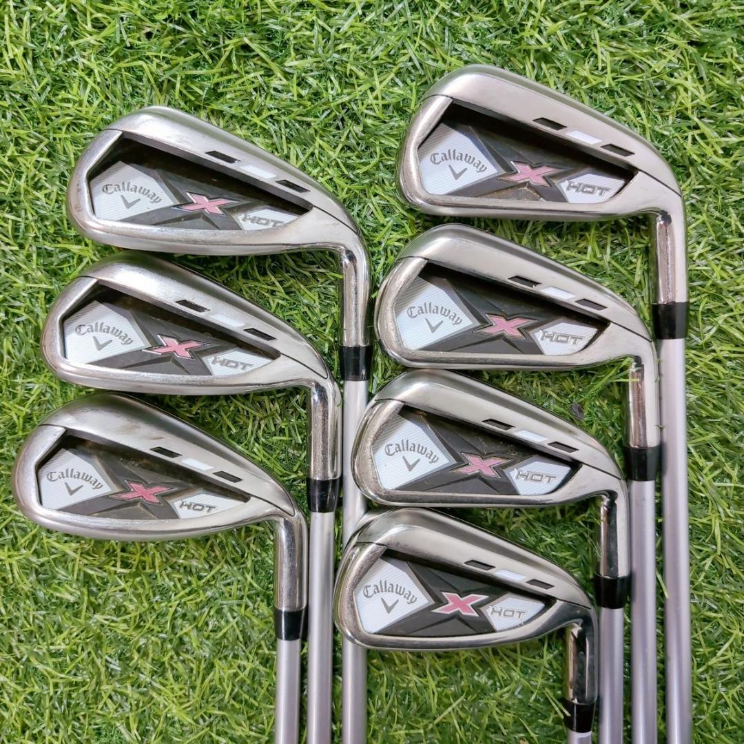 Callaway キャロウェイ X HOT レディース L アイアン 7本セット
