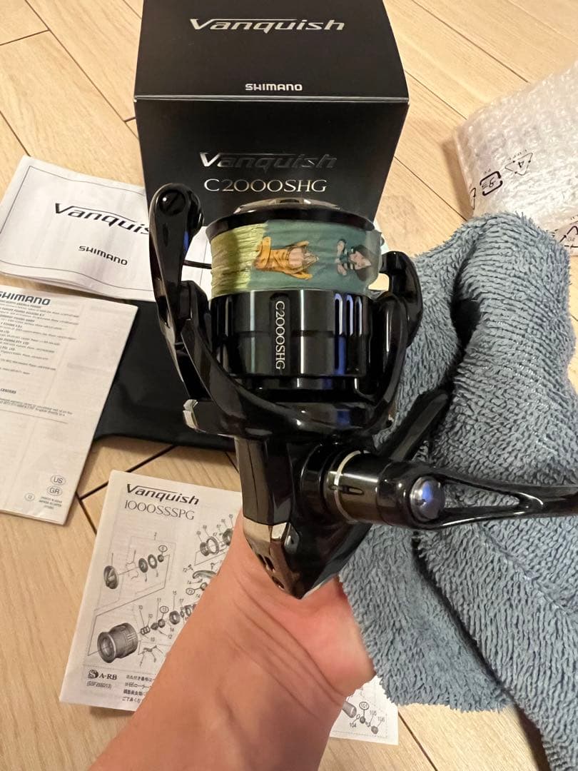 【極美品】19 Vanquish C2000SHG 一度短時間釣行