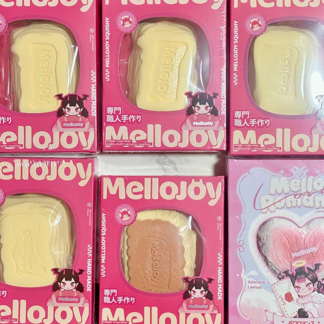 MELLOJOY バタークリームチーズ 没頭 キャラメルクリームクッキー計6点