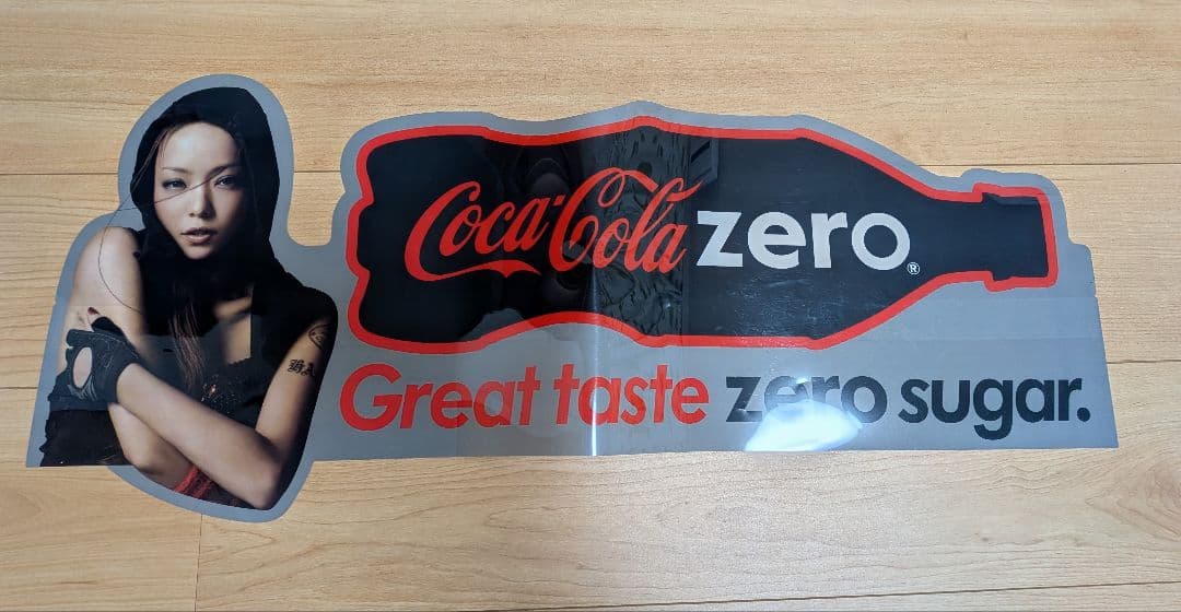 安室奈美恵　コカコーラzero　非売品プラスチックPOP