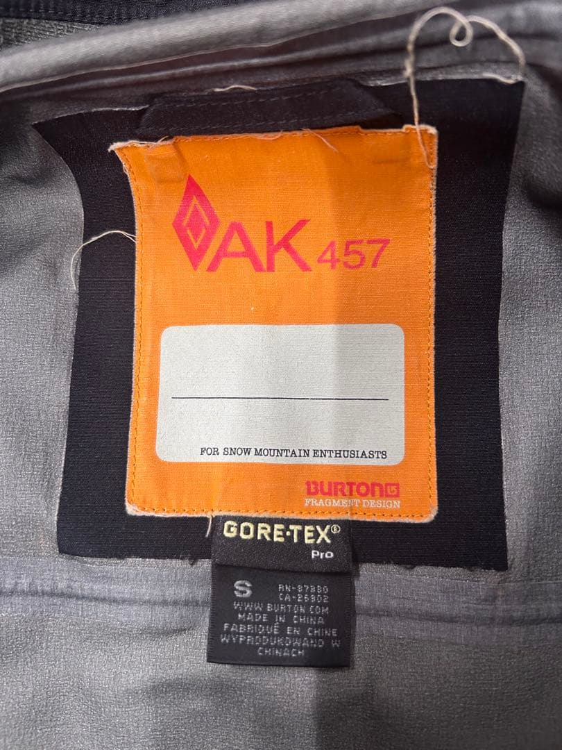 AK 457 RECCO ジャケット　黒　サイズS GORE-TEX