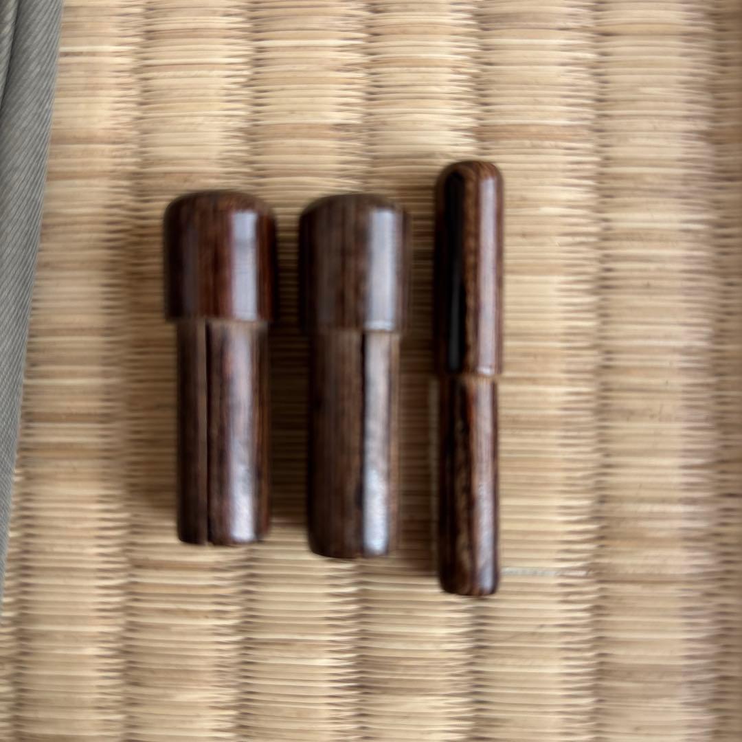 シマノ　朱紋峰飛造り　竿掛け一本半物