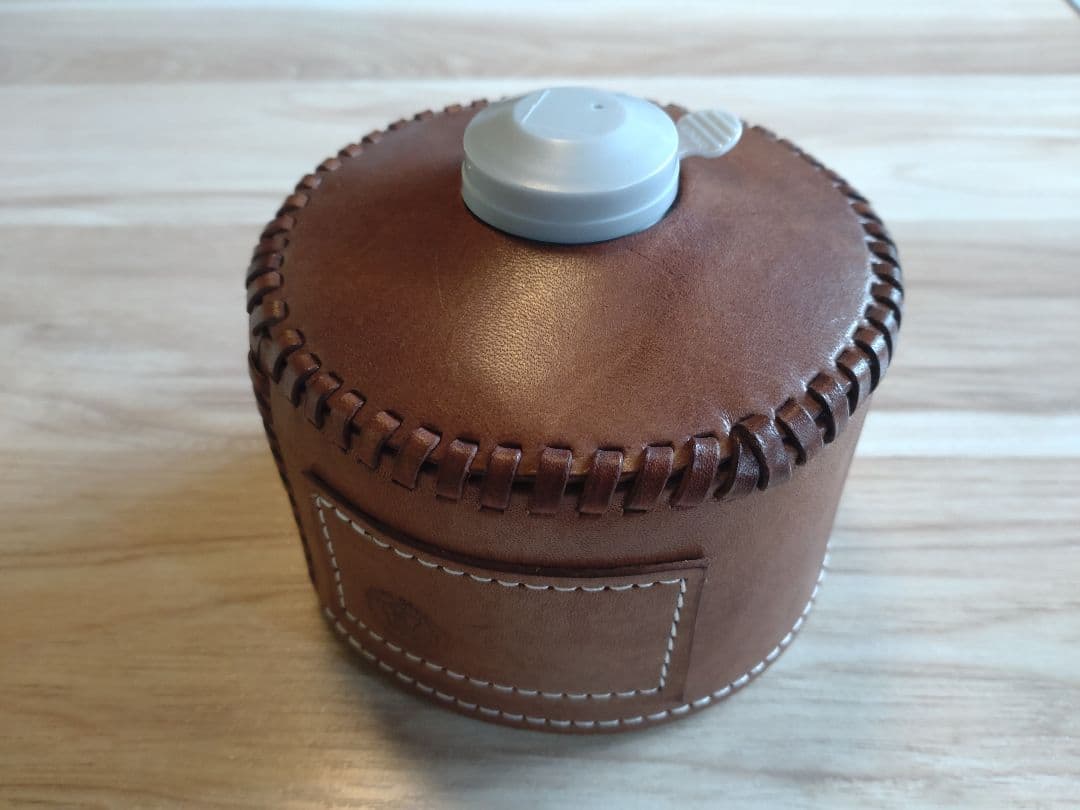 【おしゃれ】レザーランタンカバーアクセサリーPeakガス缶付き