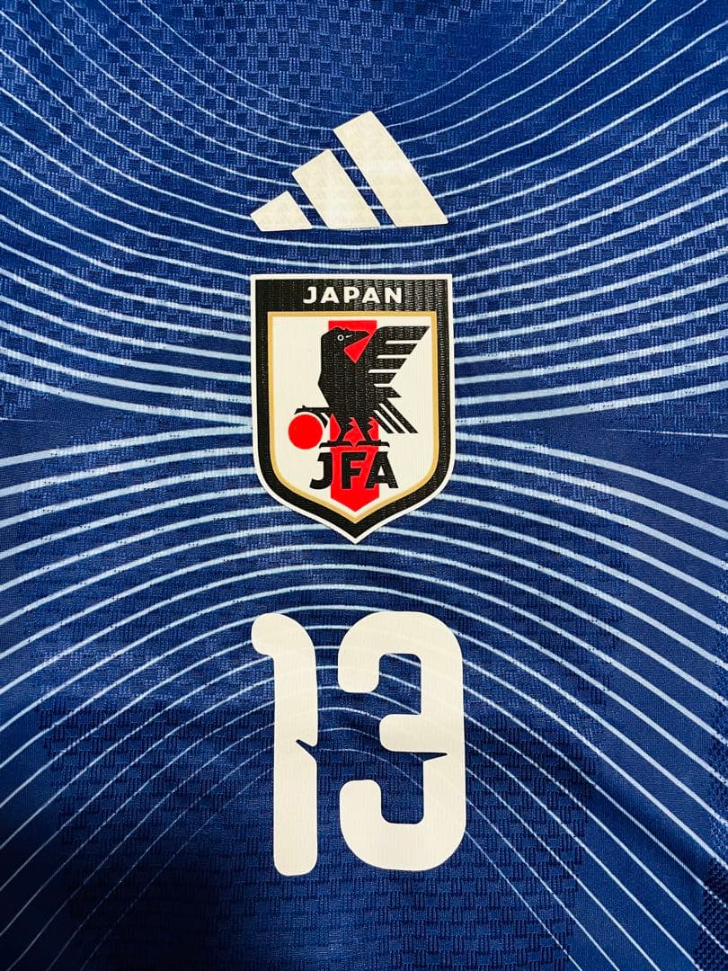 サッカー日本代表 25/26 中村敬斗 オーセンティックインポートユニフォームL