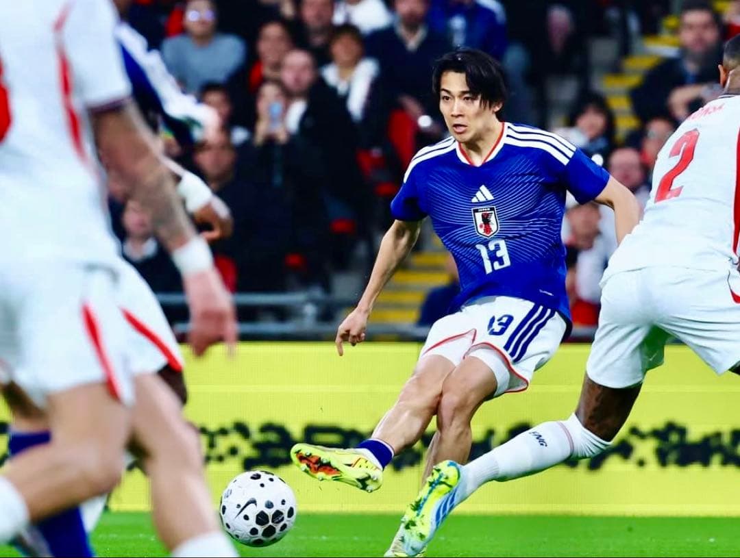 サッカー日本代表 25/26 中村敬斗 オーセンティックインポートユニフォームL