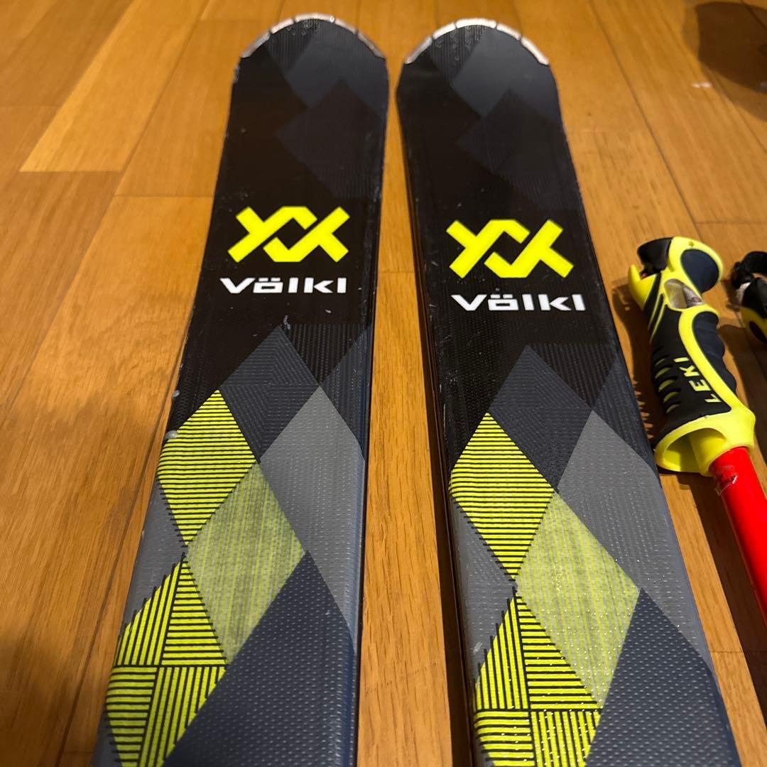 HEADブーツ、volkl168cm板、LEKIストック、ビンディング4点セット