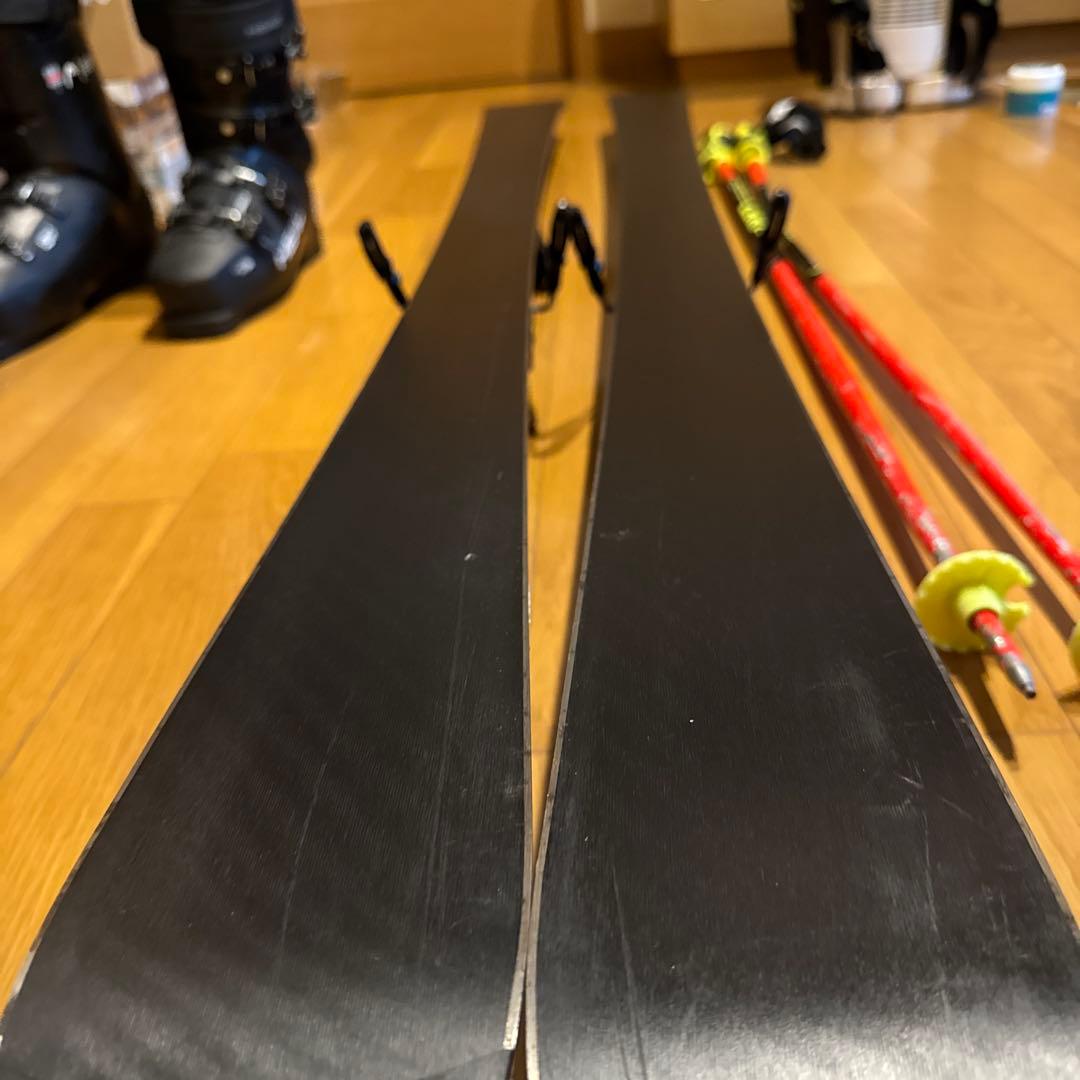 HEADブーツ、volkl168cm板、LEKIストック、ビンディング4点セット