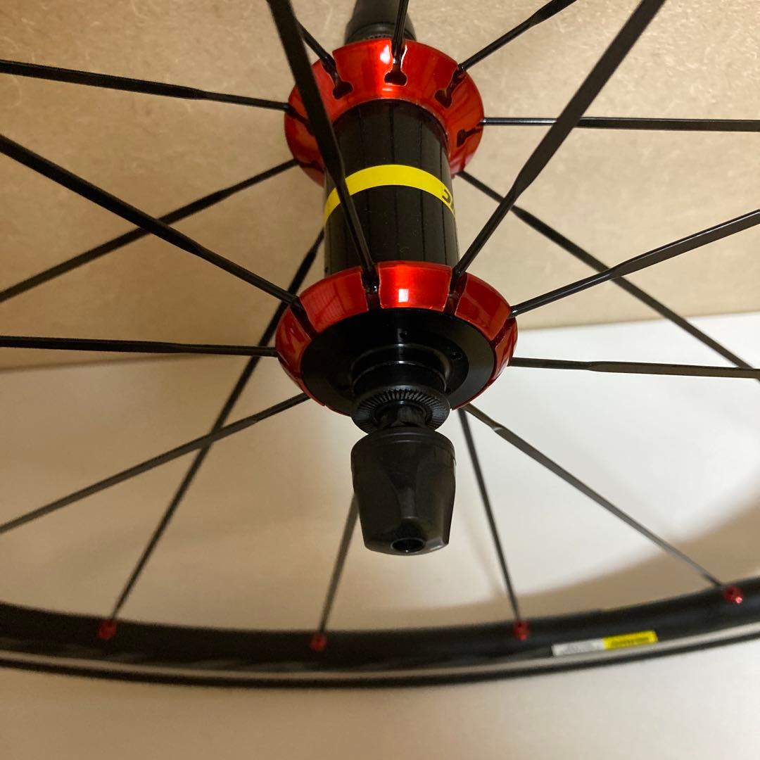 MAVIC KSYRIUM ELITE完組ホイール ブラック/レッド