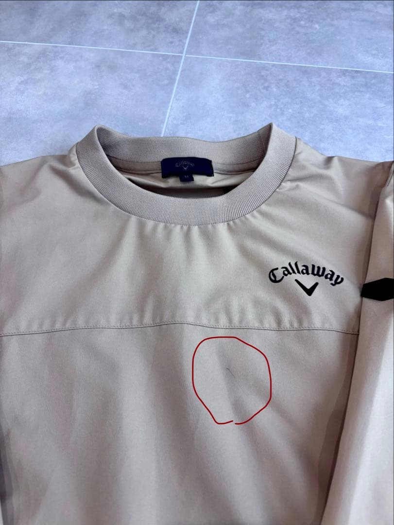 Callaway ２枚セット ジャケットと半袖モックネックポロシャツ