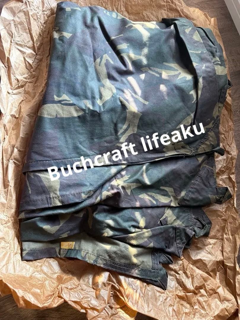 新品未使用　ブッシュクラフトスペイン　カモ　軍幕
