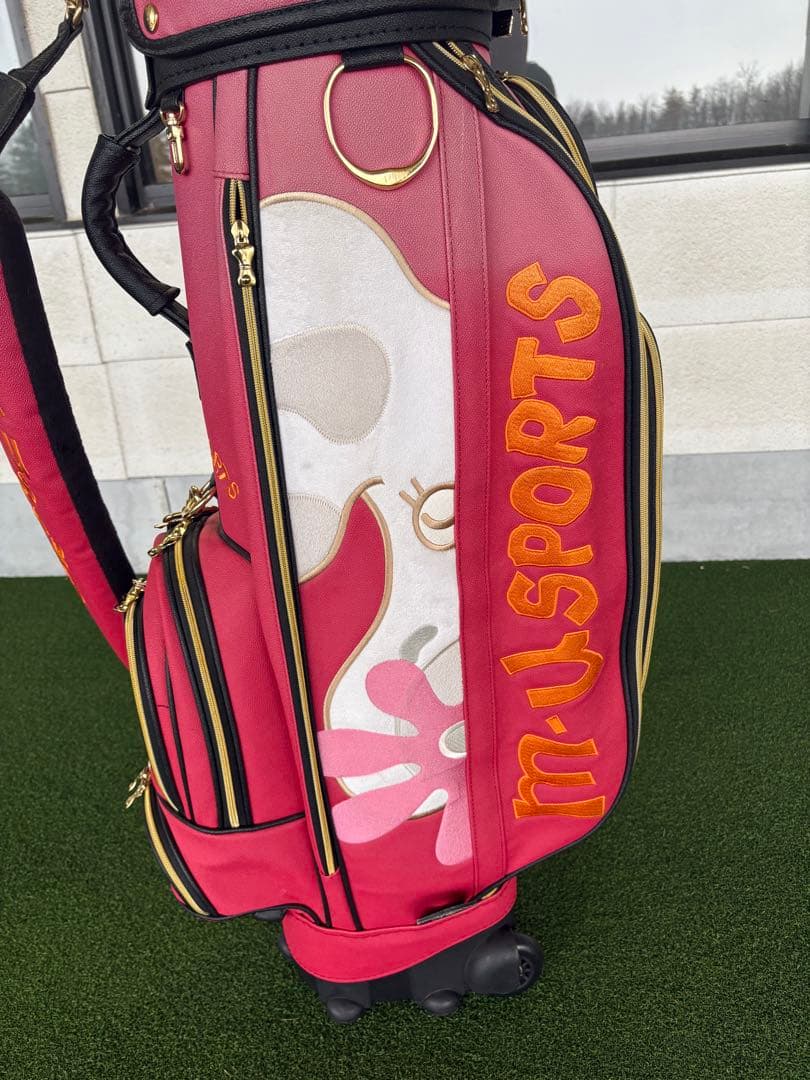 M•U sportsキャスター付キャディバッグ ミエコウエサコ　中古バック