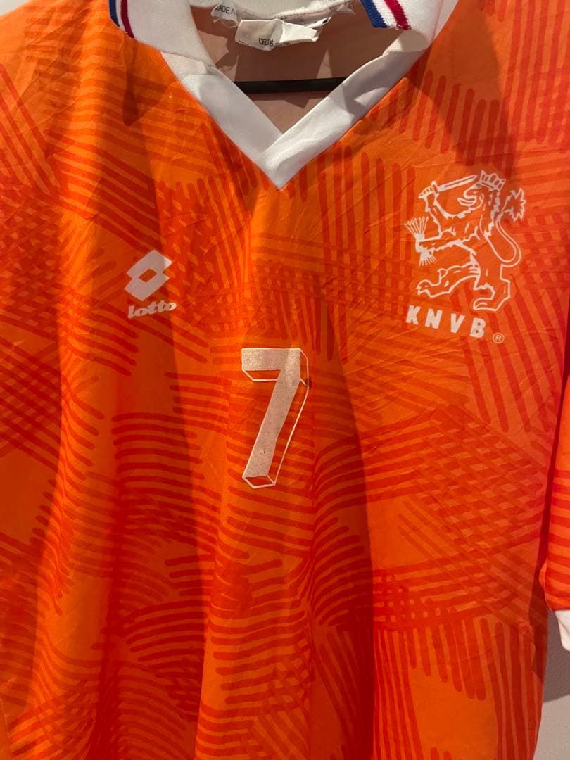 希少 Lotto ロット サッカー オランダ代表 90年代 ユニフォーム 7番