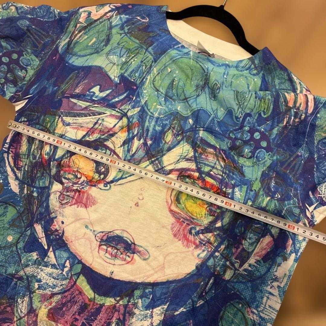 OMO CAT アートTシャツ Mサイズ OMORI 管理C6 Lサイズ　XL