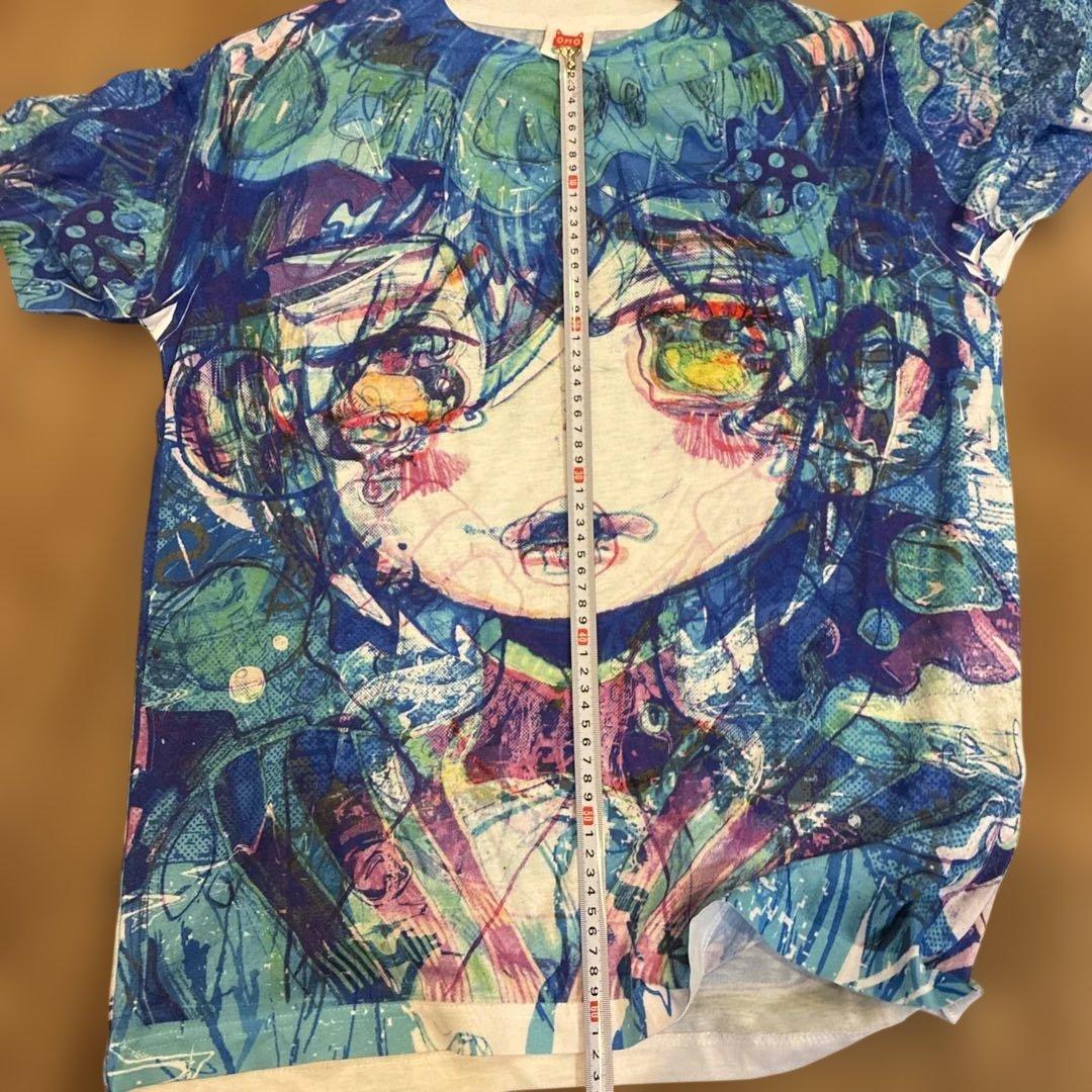 OMO CAT アートTシャツ Mサイズ OMORI 管理C6 Lサイズ　XL