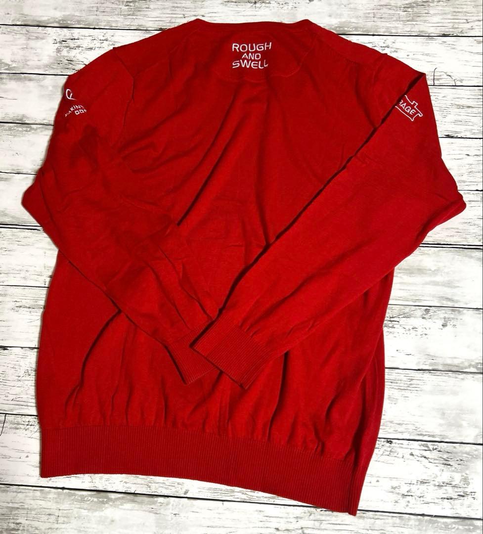rough & swell　XL　Vネック　ニットセーター　ラフアンドスウェル