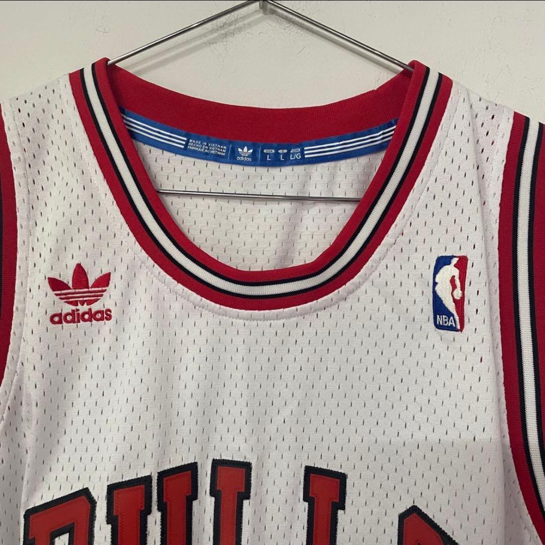 adidas NBA BULLS RODMAN 91 ユニフォーム　Lサイズ
