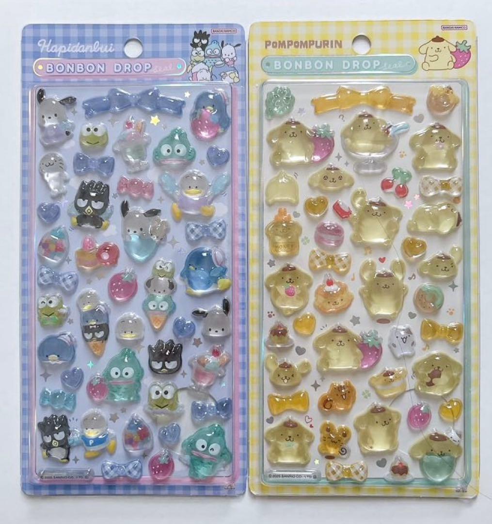 【正規品】ボンボンドロップシールサンリオ第2弾6種セットボンドロ