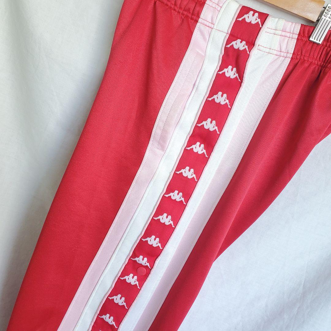 ｋａｐｐａ トラックパンツ ジャージ下 ライン スナップパンツ ジャージパンツ
