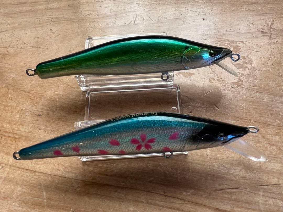 イ*ウ様 サクラマスミノー　I’s wood works 90F&STワークス9