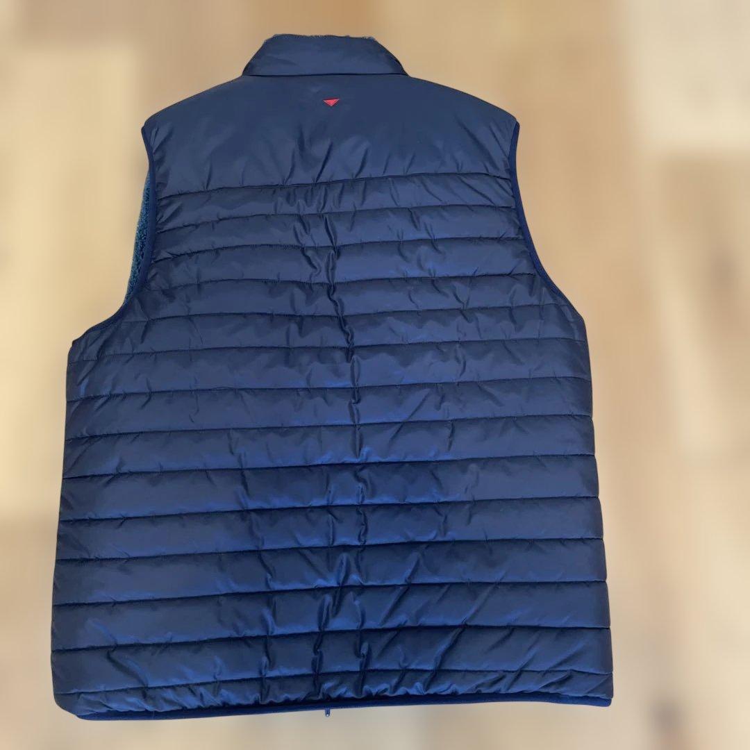 【美品】and per se アンパスィリバーシブル中綿ベスト　サイズLL
