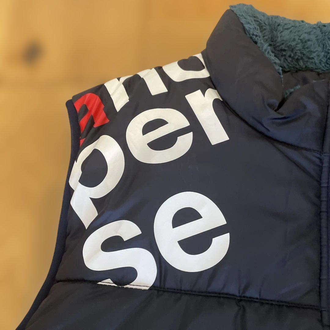 【美品】and per se アンパスィリバーシブル中綿ベスト　サイズLL