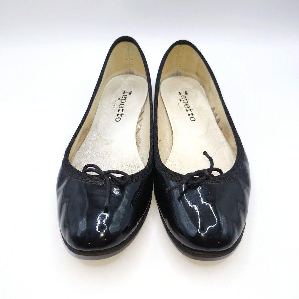 箱付 レペット repetto サンドリオン エナメル バレエシューズ 23