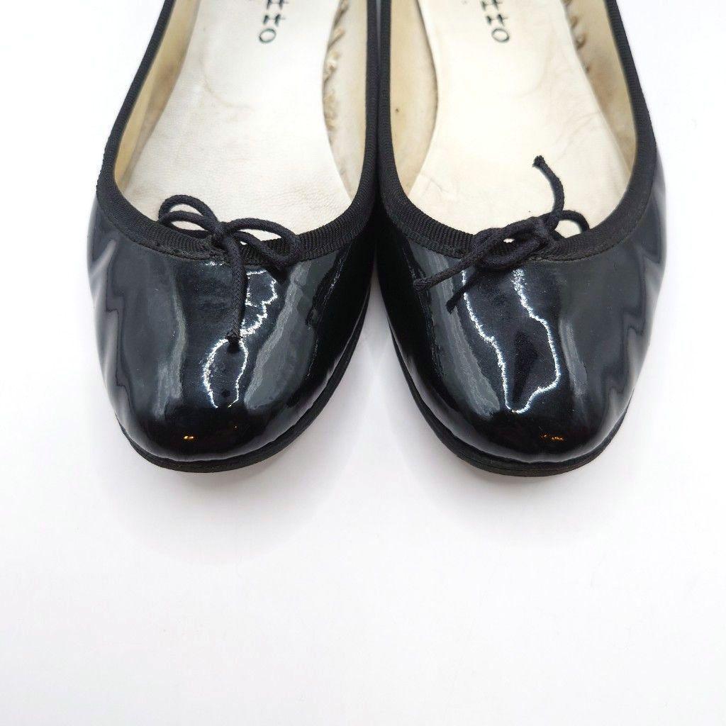 箱付 レペット repetto サンドリオン エナメル バレエシューズ 23